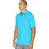 imageCallaway Mens Micro Hex Golf Performance Polo Shirt with Sun Protection Solid Stretch FabricHawaiian Ocean 2
