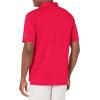 imageCallaway Mens Micro Hex Golf Performance Polo Shirt with Sun Protection Solid Stretch FabricTango Red