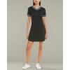 imageCallaway Womens VNeck Colorblock Short Sleeve Golf Dress with Truesculpt Stretch Fabric MoistureWicking Sun ProtectionCaviar