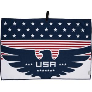 imageCallaway Golf Towels WhiteGreenWhiteNavyRed