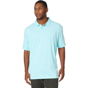 imageCallaway Mens Micro Hex Golf Performance Polo Shirt with Sun Protection Solid Stretch FabricAntigua Sand