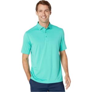 imageCallaway Mens Micro Hex Golf Performance Polo Shirt with Sun Protection Solid Stretch FabricBaltic