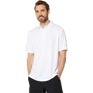 imageCallaway Mens Micro Hex Golf Performance Polo Shirt with Sun Protection Solid Stretch FabricBright White