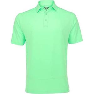 imageCallaway Mens Micro Hex Golf Performance Polo Shirt with Sun Protection Solid Stretch FabricCarnival Glass