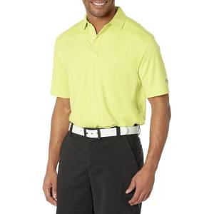 imageCallaway Mens Micro Hex Golf Performance Polo Shirt with Sun Protection Solid Stretch FabricDaiquiri Green