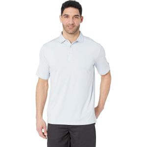 imageCallaway Mens Micro Hex Golf Performance Polo Shirt with Sun Protection Solid Stretch FabricGray Dawn