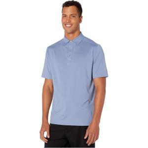 imageCallaway Mens Micro Hex Golf Performance Polo Shirt with Sun Protection Solid Stretch FabricMountain Spring