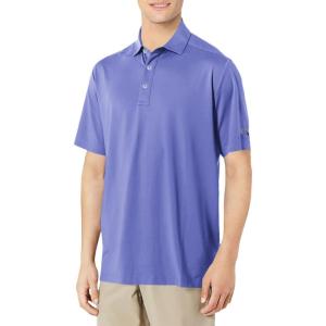 imageCallaway Mens Micro Hex Golf Performance Polo Shirt with Sun Protection Solid Stretch FabricPurple Iris