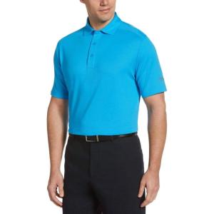 imageCallaway Mens Micro Hex Golf Performance Polo Shirt with Sun Protection Solid Stretch FabricSpring Break