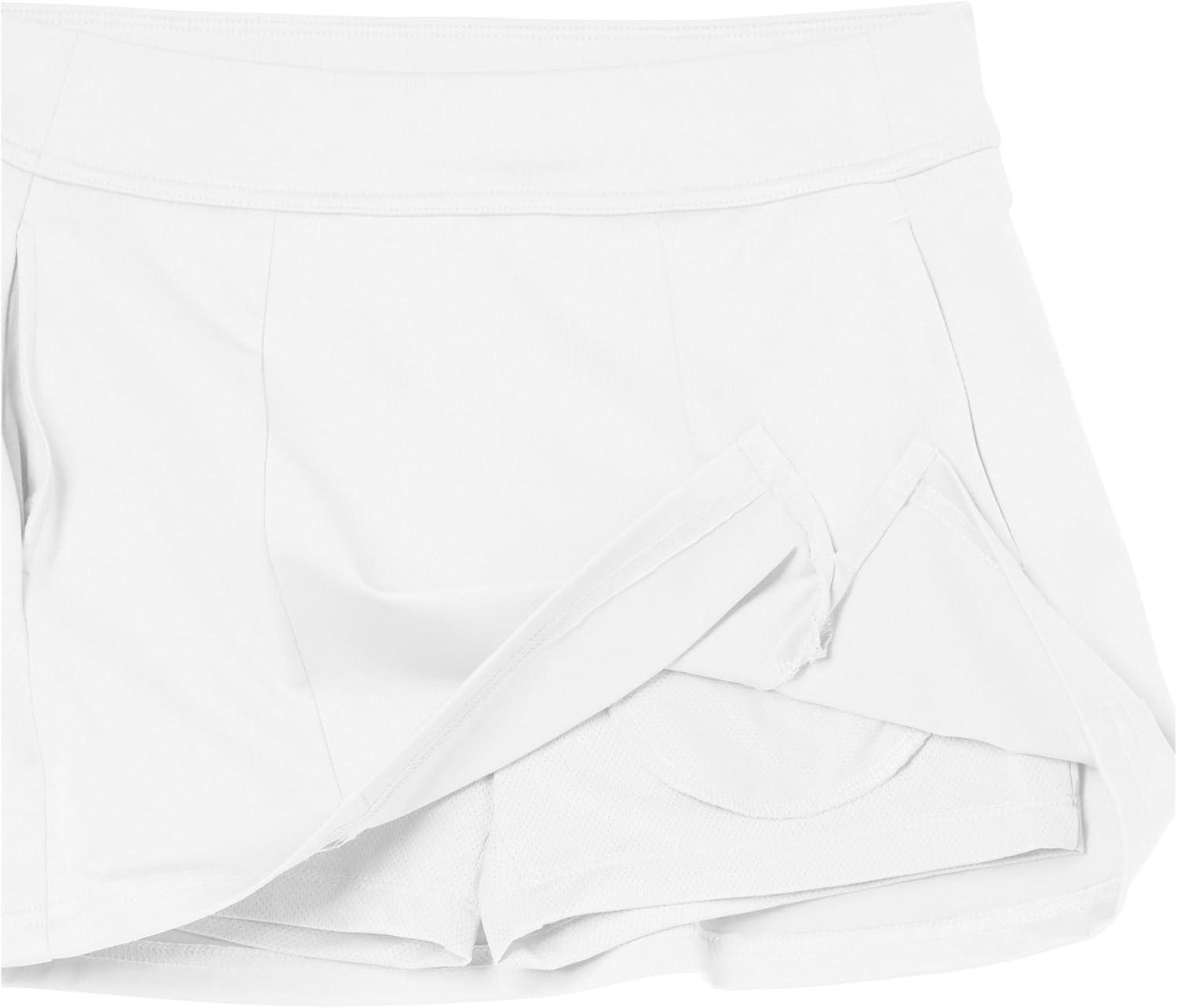 imageCallaway Girls Pullon Golf Skort with Truesculpt Stretch Knit Fabric MoistureWicking Sun ProtectionBrilliant White