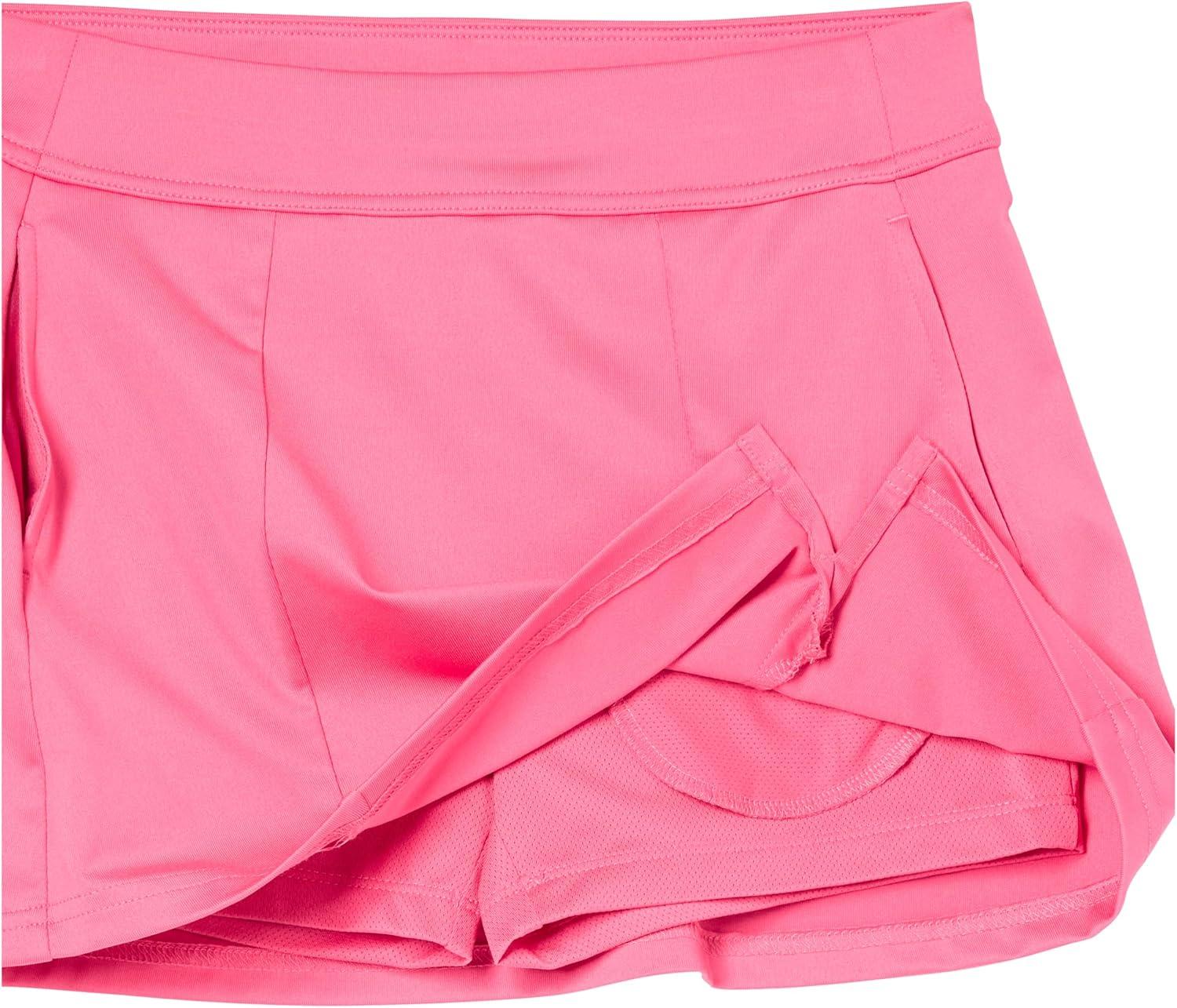 imageCallaway Girls Pullon Golf Skort with Truesculpt Stretch Knit Fabric MoistureWicking Sun ProtectionFruit Dove