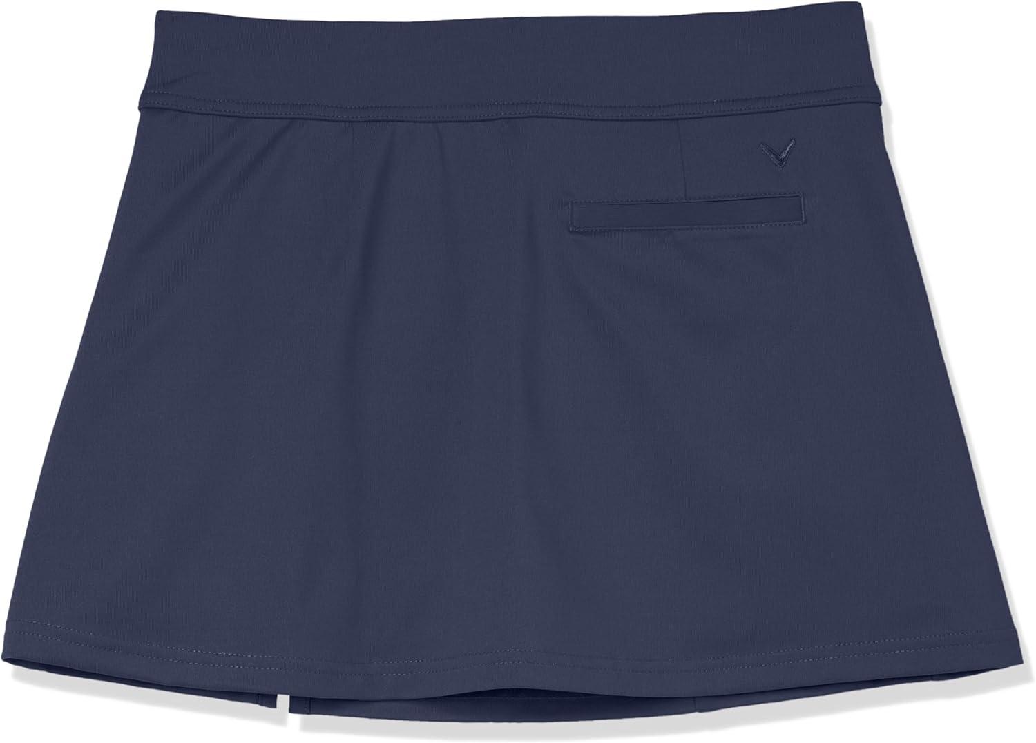 imageCallaway Girls Pullon Golf Skort with Truesculpt Stretch Knit Fabric MoistureWicking Sun ProtectionPeacoat