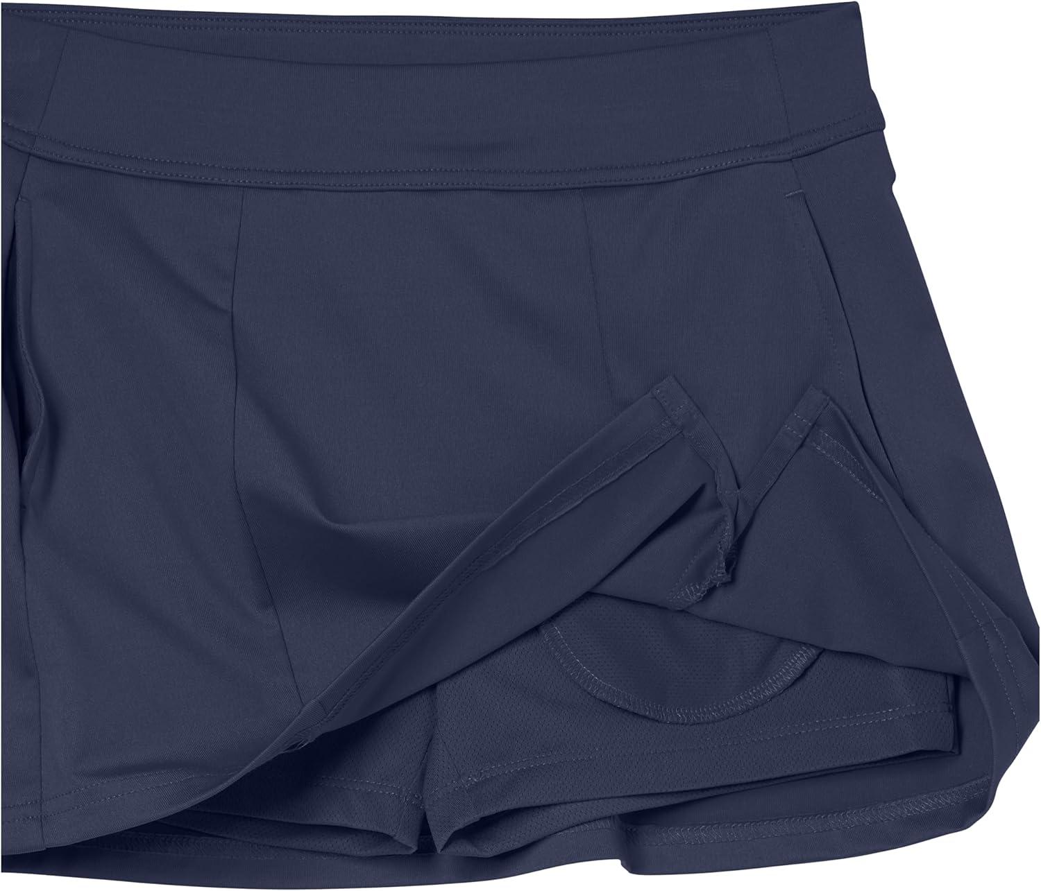 imageCallaway Girls Pullon Golf Skort with Truesculpt Stretch Knit Fabric MoistureWicking Sun ProtectionPeacoat