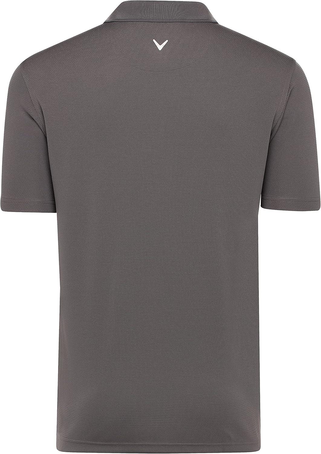 imageCallaway Mens Short Sleeve Core Performance Golf Polo Shirt with Sun ProtectionSmoked Pearl
