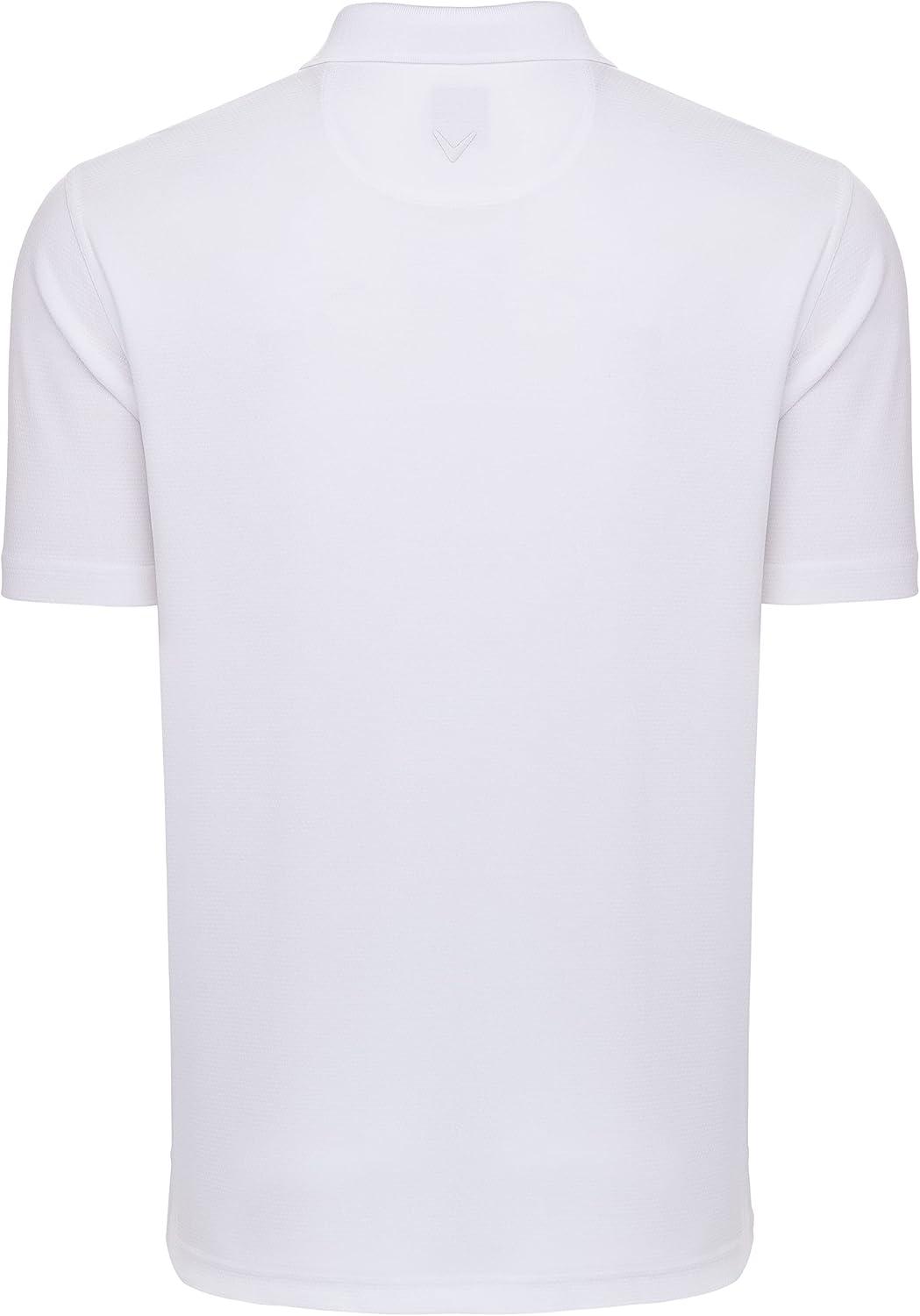 imageCallaway Mens Short Sleeve Core Performance Golf Polo Shirt with Sun ProtectionWhite