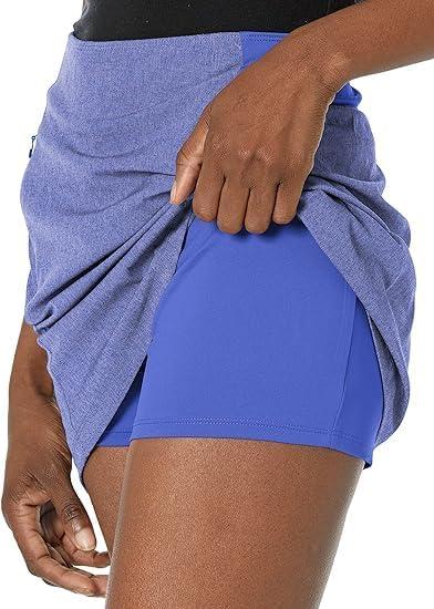 imageCallaway Womens 16quot Heather Perforated Golf Skort with TrueSculpt Stretch Fabric and OptiDri Technology Sizes XSXXLClematis Bl Htr