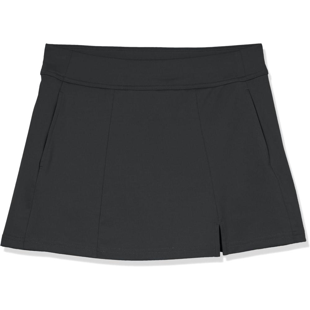 imageCallaway Girls Pullon Golf Skort with Truesculpt Stretch Knit Fabric MoistureWicking Sun ProtectionCaviar