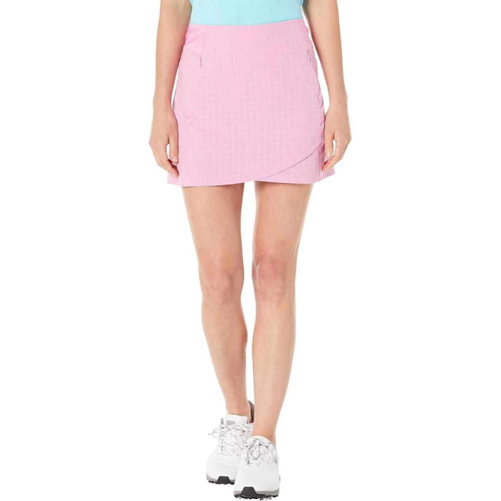 imageCallaway Womens 16quot Heather Perforated Golf Skort with TrueSculpt Stretch Fabric and OptiDri Technology Sizes XSXXLSunset Pink Heather