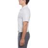 imageCallaway Mens Short Sleeve Core Performance Golf Polo Shirt with Sun ProtectionBlueGrayCoral Chest Stripe White