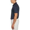 imageCallaway Mens Short Sleeve Core Performance Golf Polo Shirt with Sun ProtectionDark Blue Allover Logo Print