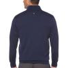 imageCallaway Weather Series Mens 14 Zip Golf Sweater with Mock Collar Thermal Merino Wool Breathable Soft FabricPeacoat Navy