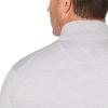 imageCallaway Weather Series Mens 14 Zip Golf Sweater with Mock Collar Thermal Merino Wool Breathable Soft FabricPearl Blue Heather