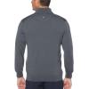 imageCallaway Weather Series Mens 14 Zip Golf Sweater with Mock Collar Thermal Merino Wool Breathable Soft FabricQuiet Shade Grey