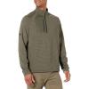 imageCallaway Mens Eco Striped Mid Weight Fleece Base LayerDk Lichen Htr