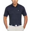 Dark Blue Allover Logo Print Dark Blue Allover Logo Print