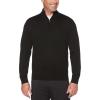 imageCallaway Weather Series Mens 14 Zip Golf Sweater with Mock Collar Thermal Merino Wool Breathable Soft FabricBlack Onyx