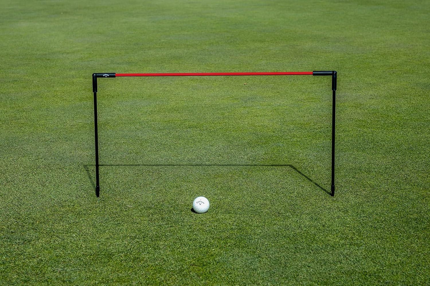 imageCallaway Golf Hinge Alignment Stix  Alignment Training stix That Hinge and Stick in The Ground for Additional Training and Alignment Yellow