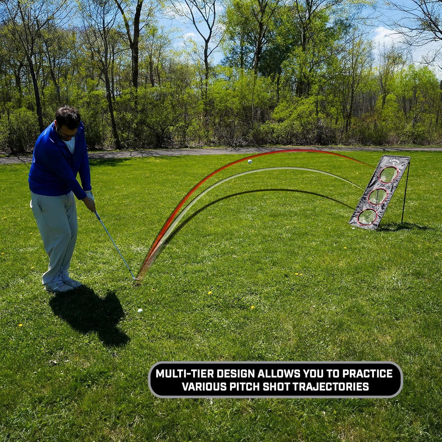 imageCallaway Golf Trajectory Tower Chipping Net  Golf Training Chipping net