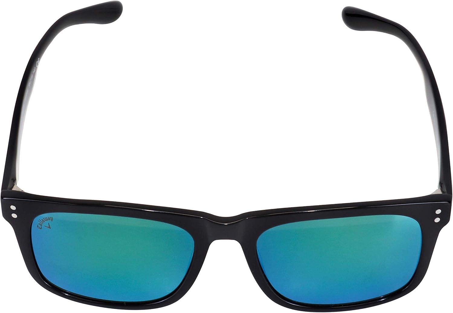 imageCallaway Mens Atlas Golf Sunglasses Black with Blue Lens