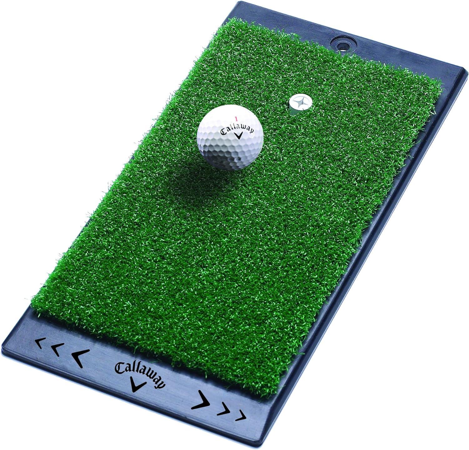 imageIZZO Golf Short Game Golf Chipping Net ampamp Practice Mat Set