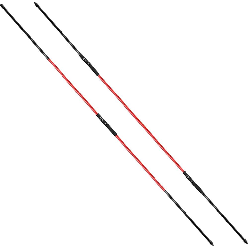 imageCallaway Golf Hinge Alignment Stix  Alignment Training stix That Hinge and Stick in The Ground for Additional Training and Alignment Yellow