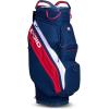 imageOGIO Golf Silencer Cart BagRedWhiteBlue