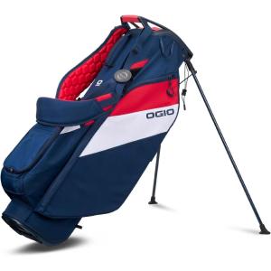 imageOGIO Golf Fuse 4 Stand Bag Fuse MagnoliaRedWhiteBlue 2025