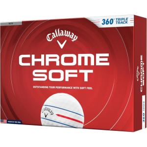 imageCallaway Golf Chrome Soft 2026 Golf Balls360 White Triple Track