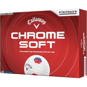 imageCallaway Golf Chrome Soft 2026 Golf BallsTru Track BlueRed