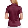 imageCallaway Womens Plus Swing Tech Short Sleeve Golf Polo ShirtMagenta Purple