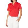 imageCallaway Womens Plus Swing Tech Short Sleeve Golf Polo ShirtTrue Red