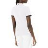 imageCallaway Womens Swingtech Asymmetrical Color Block Short Sleeve Golf Polo ShirtBrilliant White