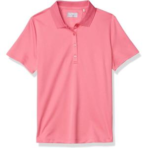 imageCallaway Womens Plus Swing Tech Short Sleeve Golf Polo ShirtCactus Flower