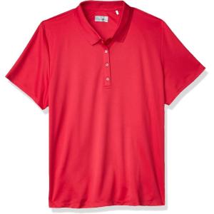 imageCallaway Womens Plus Swing Tech Short Sleeve Golf Polo ShirtVirtual Pink