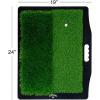 imageCallaway DualStrike Golf Hitting Mat with NoSlip Heavy Rubber Base Simulating Both Fairway and Rough Surfaces