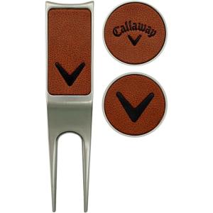 imageCallaway Golf Accessories Kit  Includes Divot Tool amp Two Ball MarkersBrown